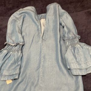 Any season dress. Light Jean material new